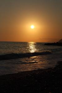 sunset on beach 2, deiva